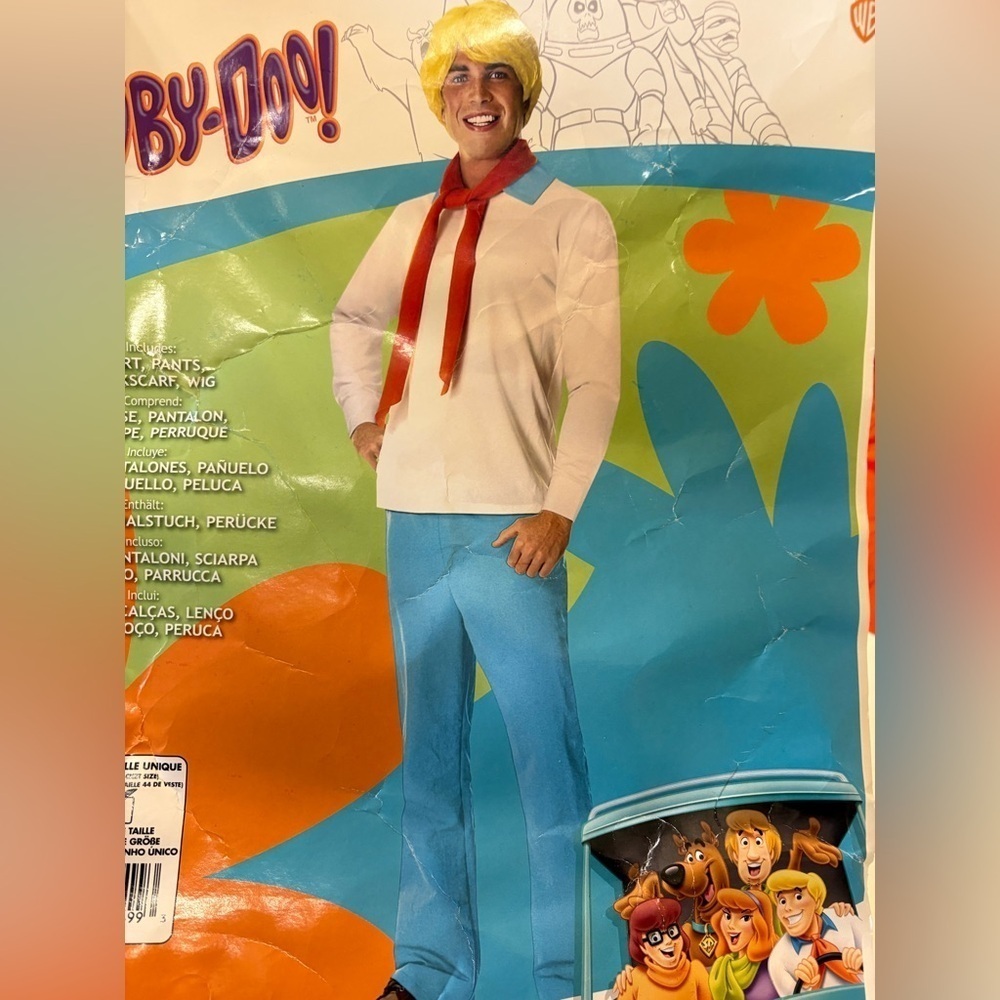 Scooby Doo! Fred Jones Halloween costume men’s OSFM
